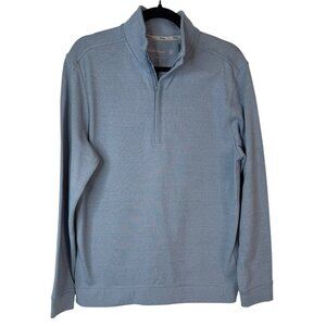 Walter Hagen Small Mens Golf Midweight 1/4 Zip Pullover Grey Sky Heather NWT